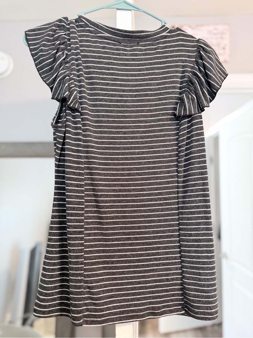 Staccato Black and White Striped Knit Top - Picture 2 of 3
